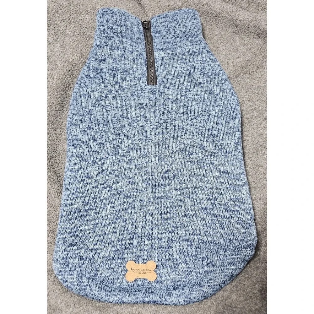 UGG KOOLABURRA Dog Pet Fleece Sweater Jacket Blue Size Medium